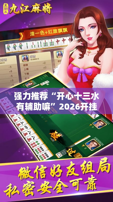强力推荐“开心十三水有辅助嘛”2026开挂教程步骤