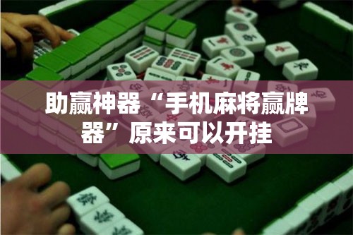 助赢神器“手机麻将赢牌器”原来可以开挂
