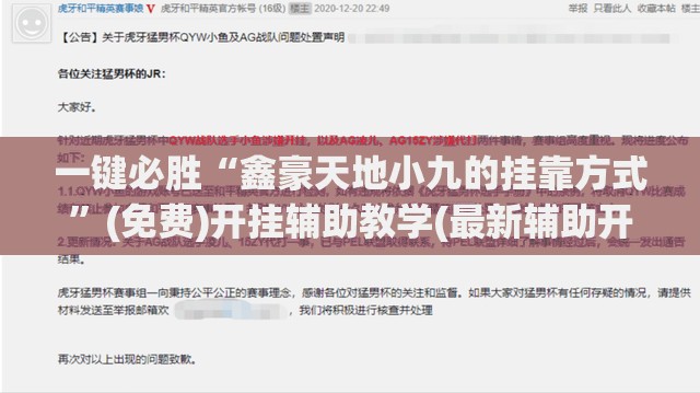 一键必胜“鑫豪天地小九的挂靠方式”(免费)开挂辅助教学(最新辅助开挂教程)