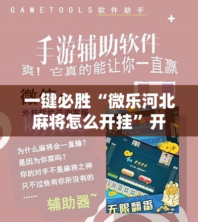 一键必胜“微乐河北麻将怎么开挂”开挂辅助脚本+详细开挂安装教程