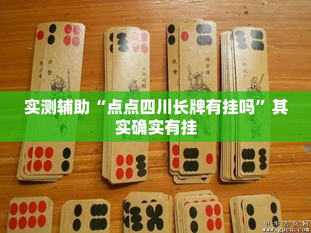 实测辅助“点点四川长牌有挂吗”其实确实有挂